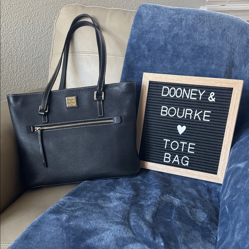 Dooney & Bourke Black Leather Tote